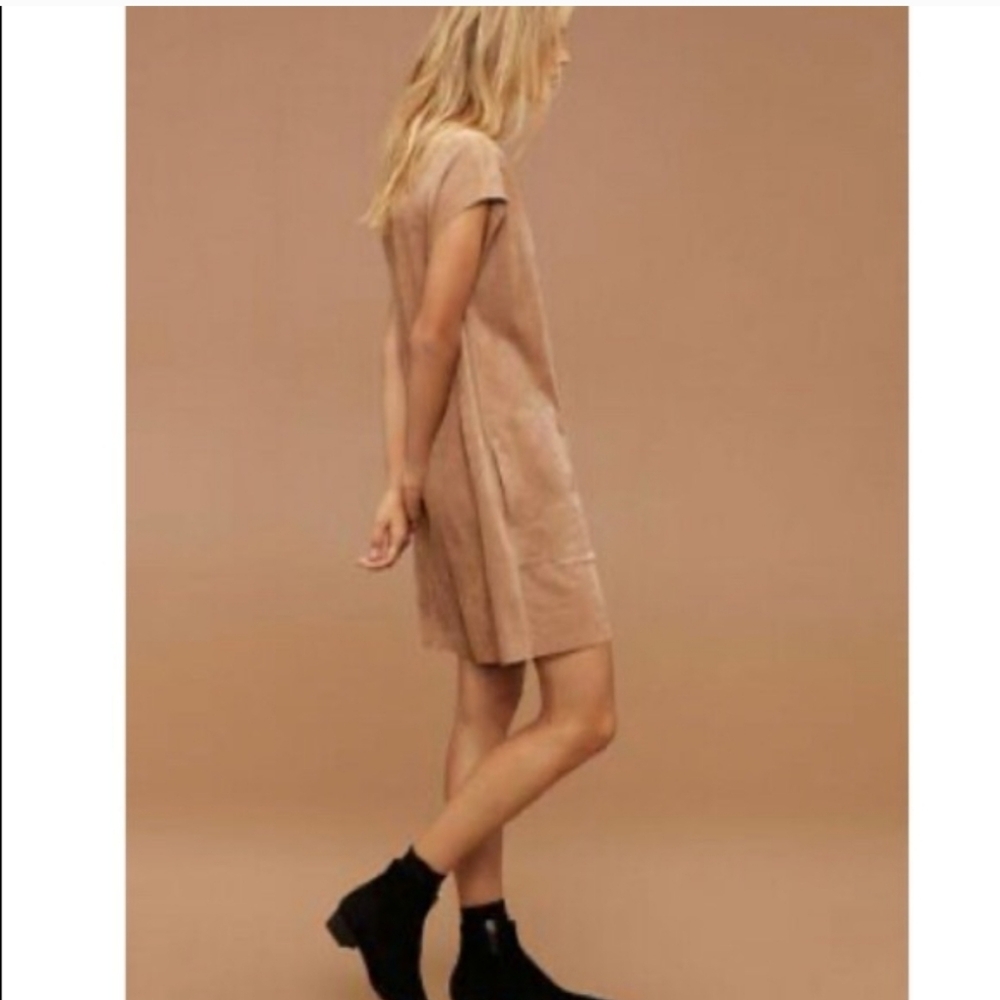 Aritzia Wilfred vegan suede Nori dress